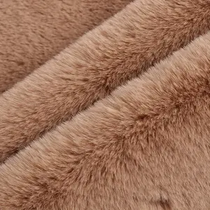 Recycle super soft soft 10mm 15mm 20mm polyester recycled faux fur material rabbit artificial fur fabric for garments/toy/sofa
