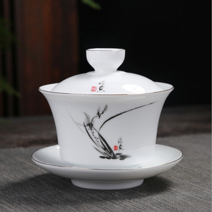<span class=keywords><strong>Gaiwan</strong></span> en porcelaine de style chinois 140 ml, bol à thé écologique - Product Image 4