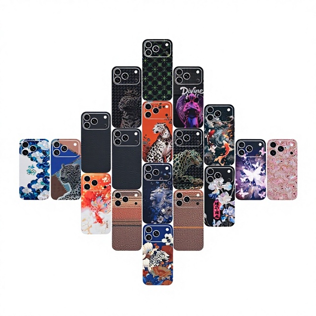 3D Relief Phone Skin Mobile Phone Customize Skin Back Film 3D Hidrogel Sticker for iPhone 11 12 Pro Max Cutting Machine Material