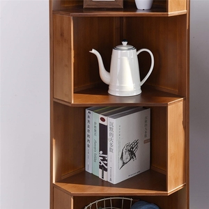 Estantería de esquina de estilo moderno para sala de estar, librería personalizada, barata - Product Image 3
