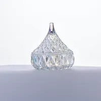 Renkli göz kamaştırıcı tırnak Dappen bulaşık kapaklı 55ML gökkuşağı kristal cam Dappen bulaşık konteyner tırnak akrilik tozu sıvı