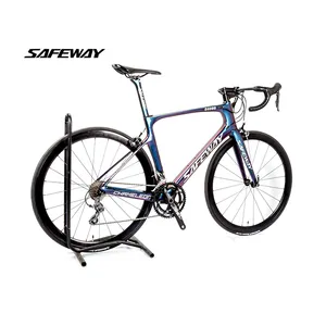 Safeway profesyonel yarış karbon fiber bisiklet bisiklet karbon karbon fiber malzeme M/L/XL boyutu karbon yol bisikleti 700C karbon yol bisiklet