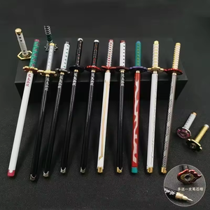 Pluma de Carbono con Espada de Demon Slayer de Kanroji <span class=keywords><strong>Mitsuri</strong></span>, <span class=keywords><strong>Katana</strong></span> de Aleación, Modelo de Arma de Anime Japonés, Accesorios de Anime, Regalo para Niños - Product Image 2