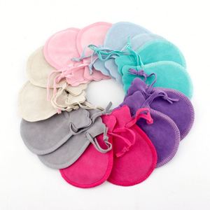 High Quality <b>Small</b> Luxury Colorful Velvet Glasses Jewelry <b>Gifts</b> Packaging Drawstring <b>Bags</b> With Your Own Logo - Product Image 4