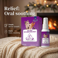 Brume buccale sans rinçage OEM/ODM pour animaux de compagnie, pour l'hygiène buccale quotidienne, blanchit les dents, réduit l'accumulation de plaque et de tartre