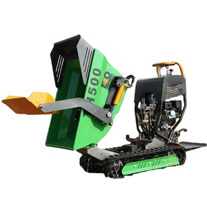 Мини-гусеничный самосвал-погрузчик 500 кг, многофункциональный портативный бензиновый гусеничный самосвал, высокоэффективный для строительства и сада - Product Image 1