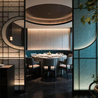 Solution de conception de vitrine de présentation pour projet de restaurant, étagère de comptoir, solution de magasinage complet, boutiques, centre commercial