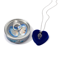 Collier de perles d'amour en boîte cadeau, perles d'eau douce naturelles, boîte surprise, collier pendentif cage à perles, kit de bijoux DIY pour cadeaux de fêtes