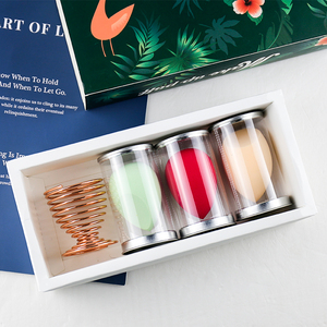 Großhandel Schönheit Schwämme Mixer Geschenk <span class=keywords><strong>Set</strong></span> Cosmetic Puff Make-Up Schwamm Pulver Puffs Make-Up Mixer - Product Image 1