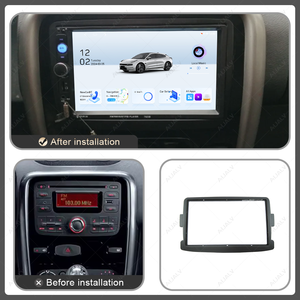 Unité principale Android 2Din Cadre de lecteur CD pour 2012-2014 RENAULT DUSTER SANDERO <span class=keywords><strong>LOGAN</strong></span> 7 pouces Radio Audio Stereo Fascia Panel Mounting - Product Image 4