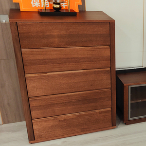 Cassettiera a 5 cassetti in legno massello armadio portaoggetti a 5 livelli <span class=keywords><strong>per</strong></span> calzini <span class=keywords><strong>per</strong></span> soggiorno mobili <span class=keywords><strong>per</strong></span> camera da <span class=keywords><strong>letto</strong></span> - Product Image 1