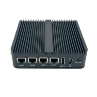 Eglobal Puissant Mini PC 12ème Gen Fanless 4 LAN Industrial BOX Computer avec jusqu'à 16GB RAM J6426 CPU Mini Embedded Computer