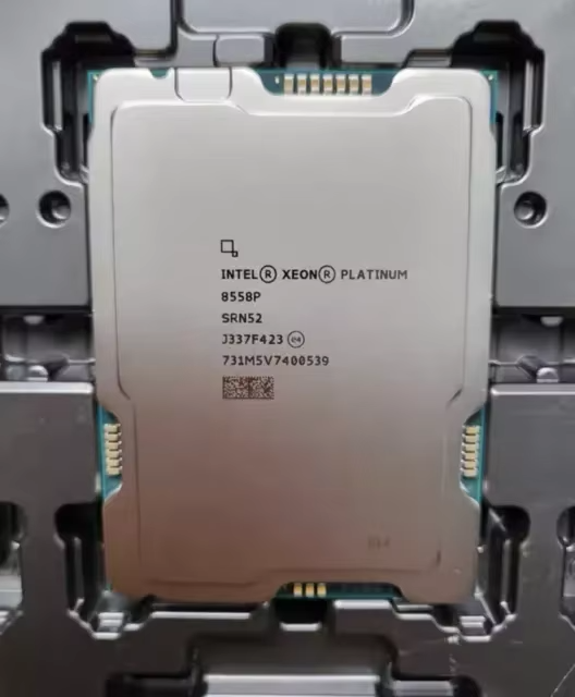 Used Original ES Edition Xeon-Platinum 8558P 2.2GHz 48-Core 350W Virtualization FCLGA4677 Socket Server CPU Stock