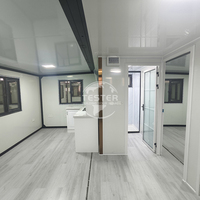 Ventes directes d'usine Maison conteneur en acier de 20 pieds 40 pieds Maison mobile modulaire de trois chambres à coucher avec installations de soutien complètes