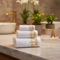 Custom Made <strong>Best</strong> <strong>Selling</strong> Luxury <strong>White</strong> Cotton Woven Plaid Quick-Dry Hotel Bath <strong>Towel</strong> with Embroidered Logo for Spa Bathroom Sets