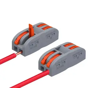 Universal Wiring Connector CH-812 Push-In Wire Connectors 2 In 2 Out Conductors Terminal quick splice wire connector