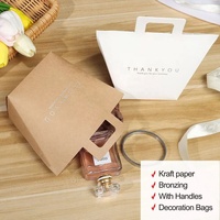 Petits sacs de décoration en papier kraft de remerciement, vente directe des fabricants, sac pour bonbons, bijoux, parfum, cadeau, nouvel arrivage 2020