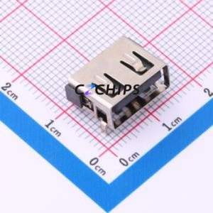 10.0 QCHTZB5.7 USB Connector SMD Connector ( Connector Type: Type-A )( Protocol Standard: USB 2.0 )( Gender: Female ) - Product Image 1