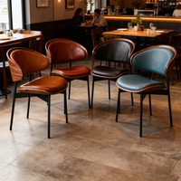 Chaises de salle à manger et canapé en bois durables et modernes pour la chambre à coucher, la salle à manger, l'hôtel, le salon, usage commercial