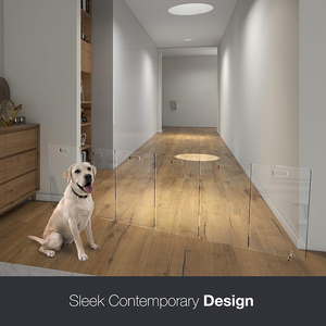 Premio di grandi dimensioni in acrilico chiaro cane gioco penna recinzione pannello Plexiglass cane cancello con pulsante di chiusura tipo - Product Image 4