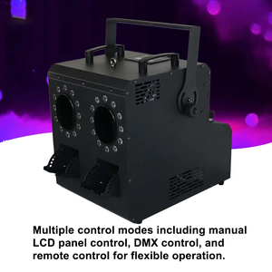 Igreslite 2-Way RGBW <span class=keywords><strong>LED</strong></span> Fogger Máy bong bóng đám cưới bên khói bong bóng FX máy - Product Image 3