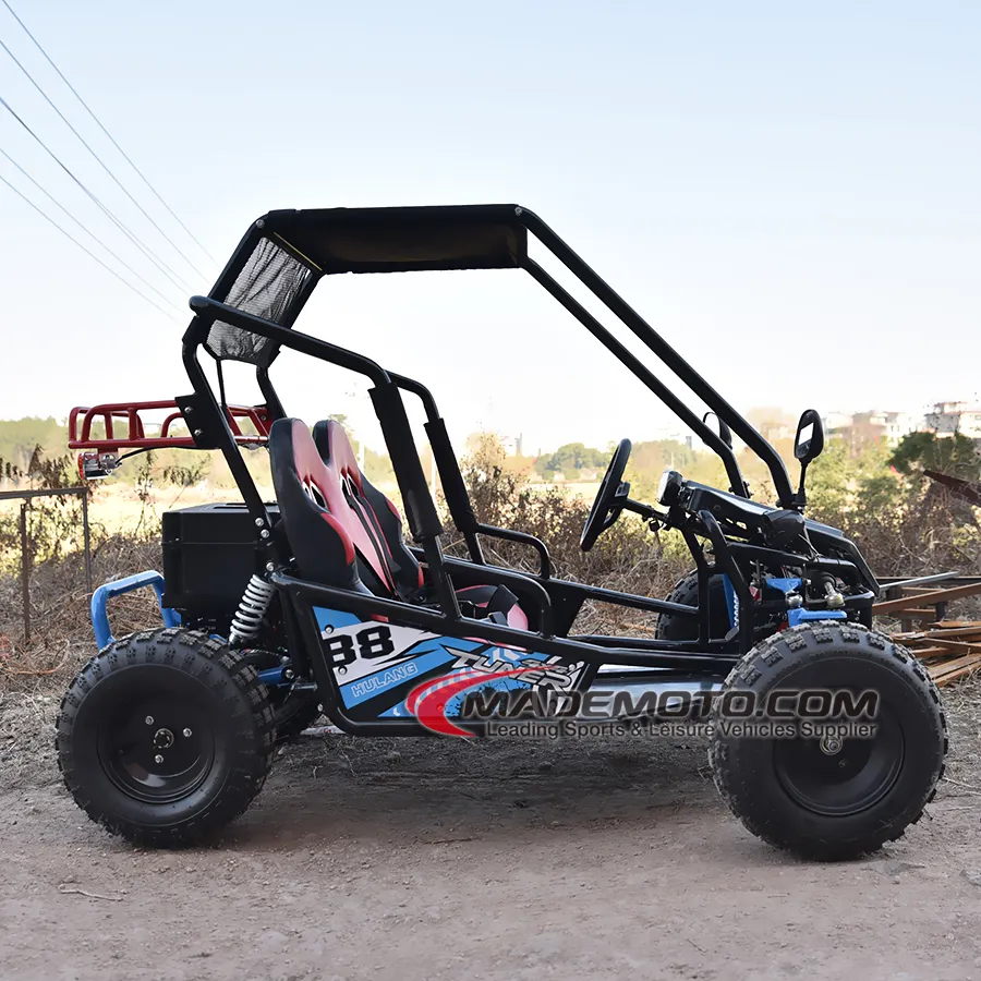 2024 calidad 1200W 1500W gasolina barata carreras Go Karts 4x4 todoterreno playa arranque eléctrico Dune Buggy para adultos