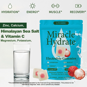 Gomitas Electrolíticas al por Mayor con <span class=keywords><strong>Magnesio</strong></span>, <span class=keywords><strong>Potasio</strong></span>, Zinc, Vitamina C <span class=keywords><strong>y</strong></span> Sal Marina <span class=keywords><strong>del</strong></span> Himalaya que Favorecen la Hidratación <span class=keywords><strong>y</strong></span> la Energía - Product Image 5