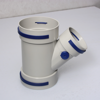 Connecteur de conduit en PE en forme de Y pour la ventilation d'air frais et les systèmes de distribution d'air CVC