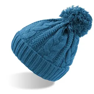 Gorro de pompón acrílico Vogue, merchandising personalizado - Product Image 1