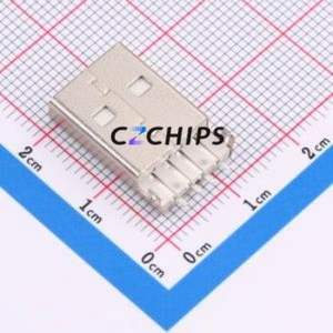 USB-07 USB Connector SMD Connector ( Connector Type: Type-A )( Protocol Standard: USB 2.0 )( Gender: Male ) - Product Image 2