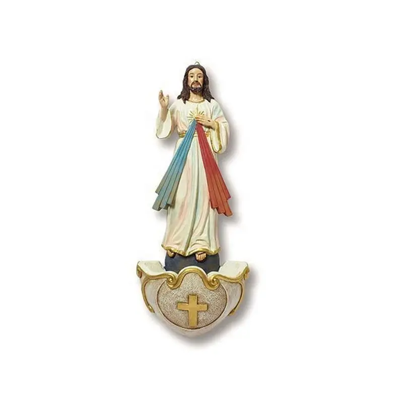 Jesus Christ Divine Mercy Hanging Holy Water Font Catholic Gift Church Chapel Decoration