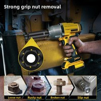 Nouvel ensemble de douilles carrées 4 pièces pour l'extraction d'écrous 17/19/21/22 mm, kit extracteur d'écrous à entraînement 1/2 pouce