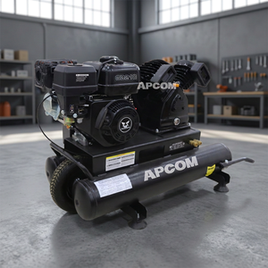 เครื่องอัดอากาศเบนซิน APCOM เครื่องยนต์ญี่ปุ่น 5HP 6HP 7HP 8HP แรงดันสูง เครื่องอัดอากาศอุตสาหกรรมแบบพกพา - Product Image 1
