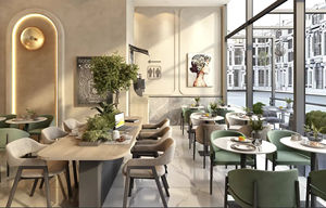 Conception d'intérieur moderne pour boulangerie et café, aménagement commercial sur mesure, décoration industrielle pour boulangerie et café - Product Image 4