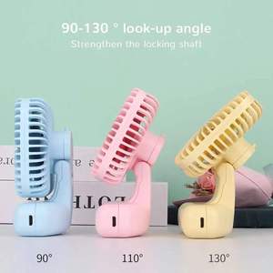 Desktop <b>Small</b> <b>Desk</b> Fan Mini Handheld Usb Three Speed Cool Air Car Home Office Portable Quiet Outdoor Simple Portable Summer - Product Image 5