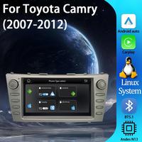 Autoradio GPS Navigation Multimédia 9 pouces Linux 2006-2011 pour Toyota Camry XV40 Aurion avec écran HD USB DSP