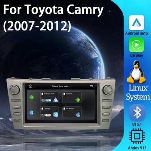 <span class=keywords><strong>Radio</strong></span> Multimedia <span class=keywords><strong>con</strong></span> GPS para Auto, Pantalla HD de 9 Pulgadas, Sistema Linux 2006-2011 para Toyota Camry XV40 Aurion, Reproductor DSP USB - Product Image 2