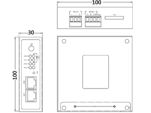 BOX-W công nghiệp iốt cạnh cổng ARM9 300MHz 128M Flash + 64M DDR3 cho năng lượng mét nhà sản xuất hiệu suất cao iốt cổng - Product Image 6