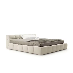 Muebles Tapicería Camas de diseño <span class=keywords><strong>cama</strong></span> de cuero italiano king size 1,8 m <span class=keywords><strong>cama</strong></span> <span class=keywords><strong>doble</strong></span> de lujo moderna - Product Image 3