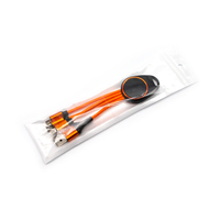 Cadeaux promotionnels, câble de charge lumineux avec logo 6 en 1, porte-clés, câble de charge multi-usage tout-en-un pour Micro USB, L et USB-C