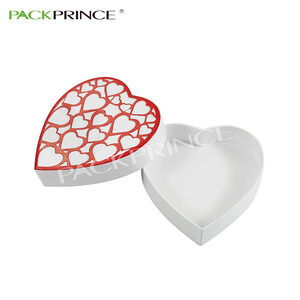Lujo Premium personalizado impreso Rosa de embalaje de regalo reciclar cartón de papel rojo en forma de corazón caja de <span class=keywords><strong>flores</strong></span> - Product Image 4