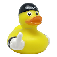 Bebek Karet Duck You, Mainan Plastik Jari Tengah, Mainan Mandi, Bebek Mandi, Bebek Bak Mandi, Bebek Mandi Berbunyi, Mainan Mandi