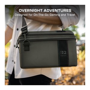Playtrek Game <b>Case</b> Charcoal Black For Nintendo <b>Switch</b> 2 32x14.8x20.3 Cm - Product Image 6