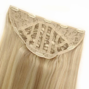 Jasminebeauty Extensiones de Cabello Humano Remy 100% con Clip, Invisibles y Sin Costuras, Extensiones de Cabello Humano Virgen con Clip Hola - Product Image 4