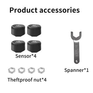 बाहरी सेंसर के साथ ब्लूटूथ 5.0 कार टायर दबाव निगरानी प्रणाली बाहरी सेंसर के साथ एंड्रॉइड और आईओएस फोन ऐप डिस्प्ले - Product Image 6