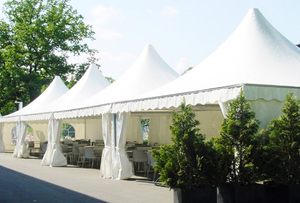 China Factory Cheap Price Pagoda <b>Tent</b> <b>Waterproof</b> UV Resistant Outdoor Event Wedding Peak Marquee <b>Tent</b> Custom Logo Available - Product Image 3