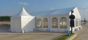 Hot Sale Four-season Aluminum Frame PVC Roof Marquee <b>Tent</b> with Stage Banquet commercial party <b>tent</b> fittings - Product Image 4