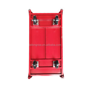 Промышленный грузовой перевозчик с тяжелой загрузкой, стальная тележка, ручная тележка - Product Image 3