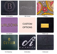 Présentoir en bois personnalisé en MDF pour montres, montres connectées et bijoux, avec coussinets de rangement, vente en gros, personnalisation du logo