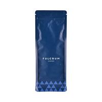 Sachets d'emballage de café personnalisés imprimés, à fond plat, 12 oz, scellés sur huit côtés, avec valve et fermeture éclair